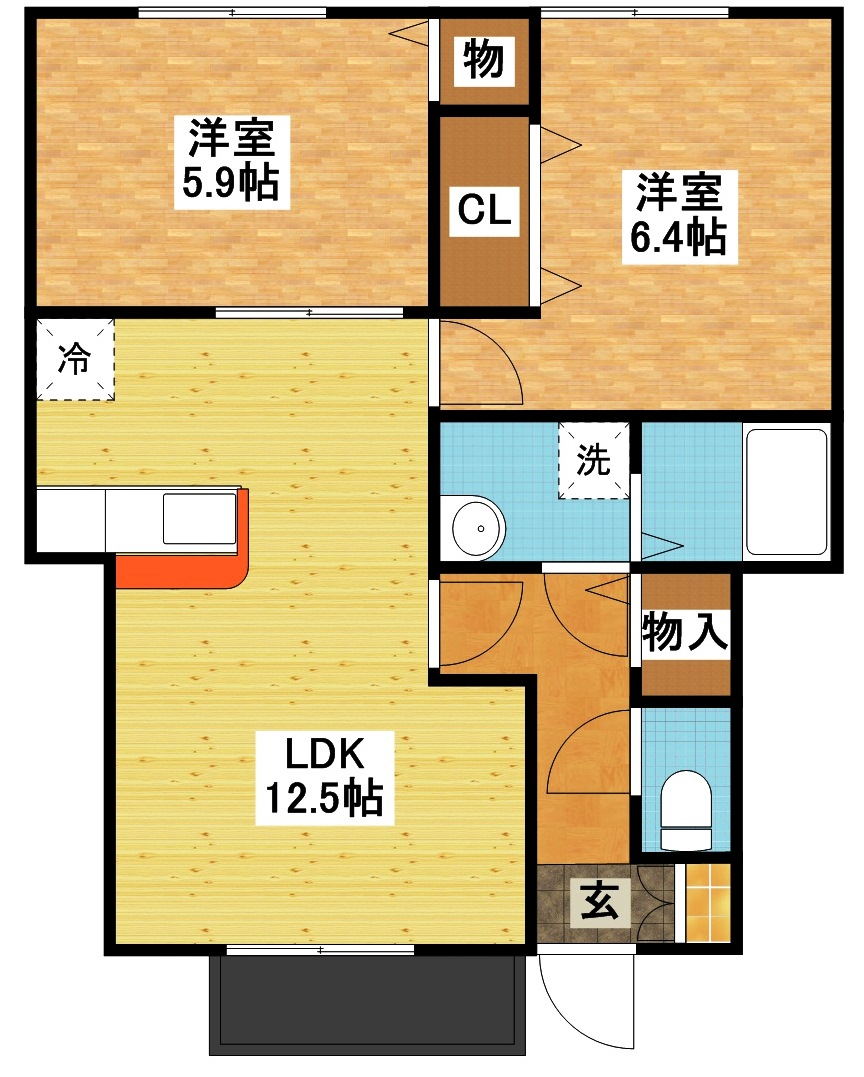 ノーブルメゾンの間取り