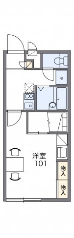 レオパレスグリーンの間取り