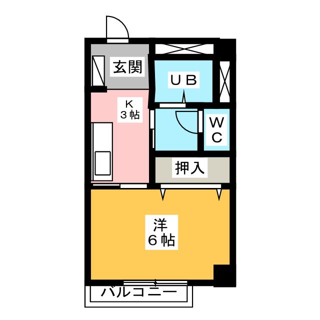 ウォンツシティＨＩＲＯの間取り