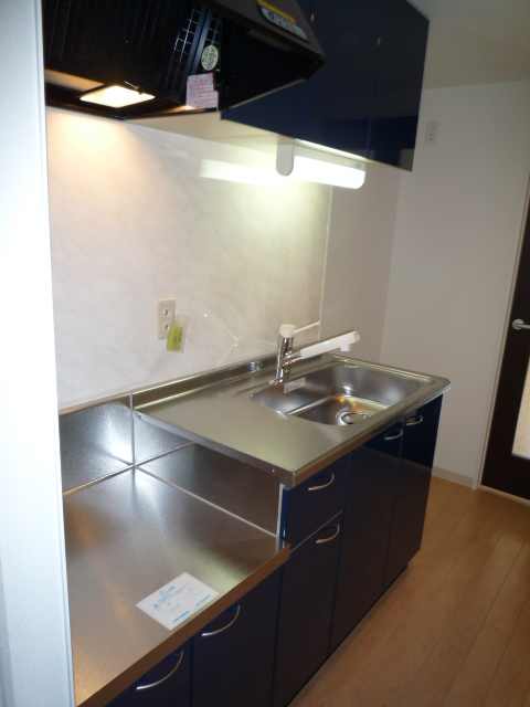 キッチン　２口ガスコンロ設置可タイプ