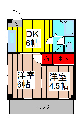 クレール川上の間取り