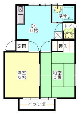 ビレジ北山の間取り