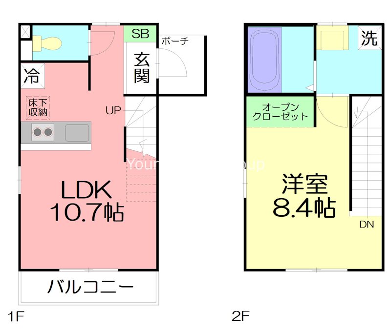 【フォルストヴィラ鵠沼の間取り】