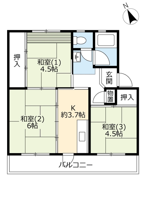 ＵＲひよどり台の間取り