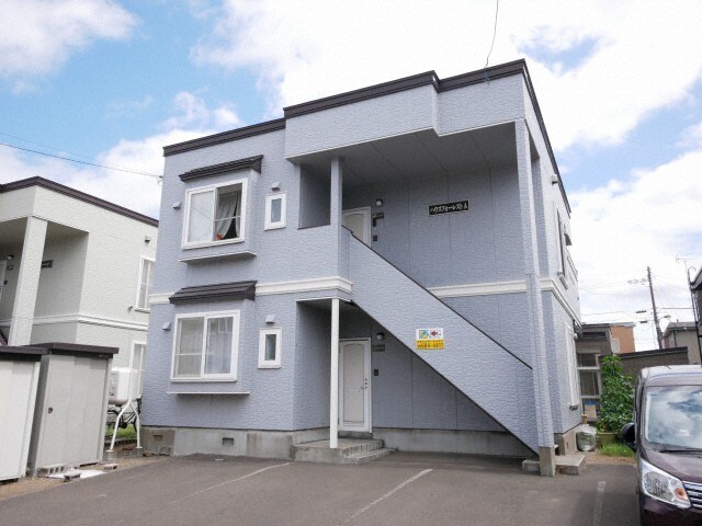 札幌市手稲区前田八条のアパートの建物外観