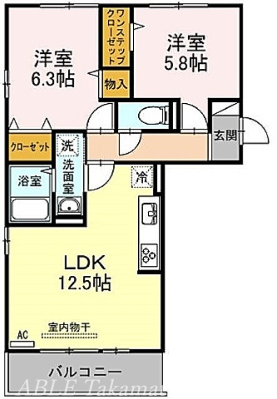 レジアスの間取り