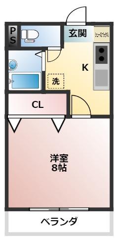 あかねコーポラスの間取り