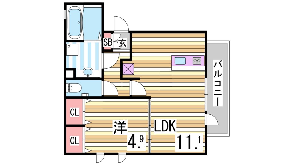 フレアコートの間取り