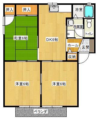 シャルマン八島の間取り