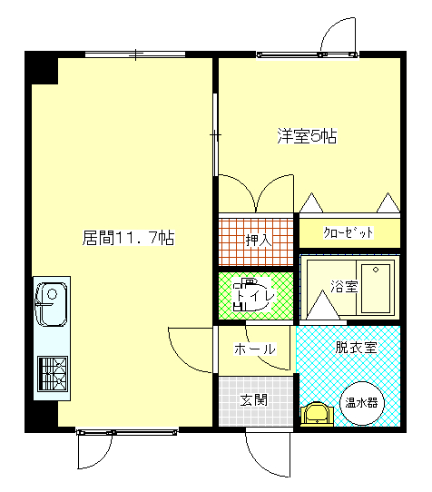 澤ハイツの間取り