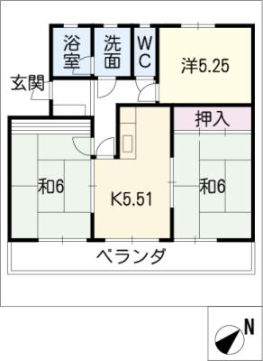 ポニーズマンションの間取り