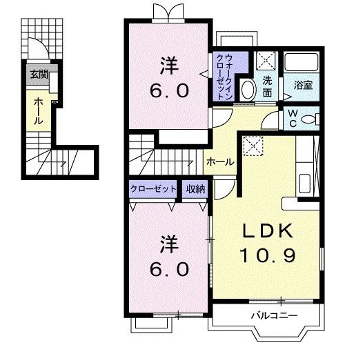 サンパティークの間取り