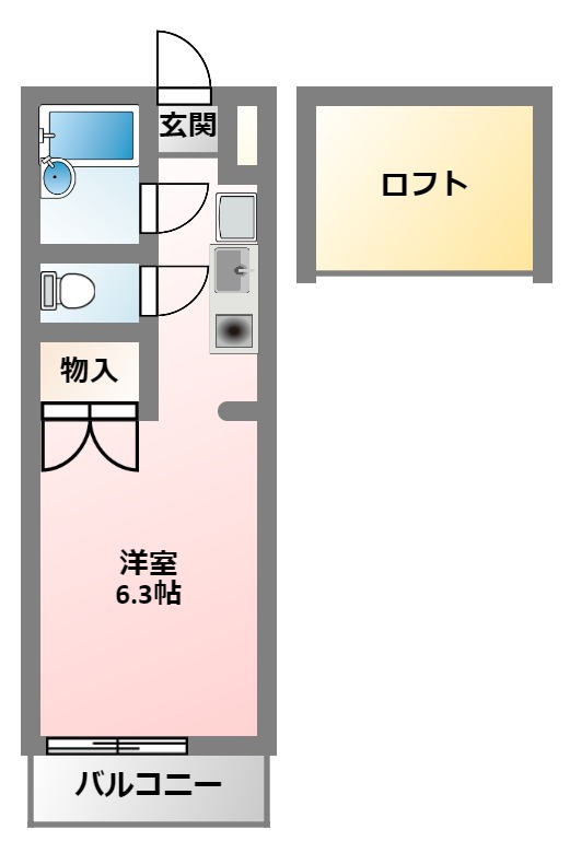 アネックスヒロの間取り