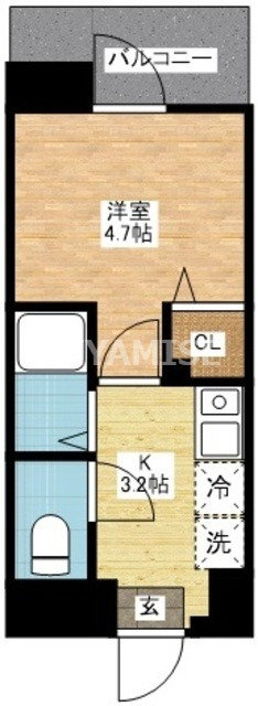 modern palazzo水辺の森の間取り