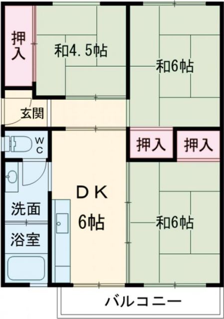 百草団地の間取り