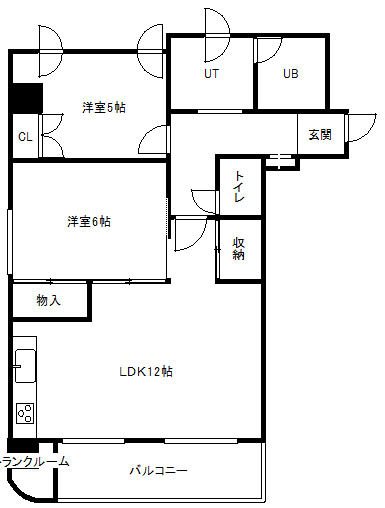 ローヤルハイツ南3条の間取り