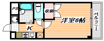 浦安市北栄のマンションの間取り