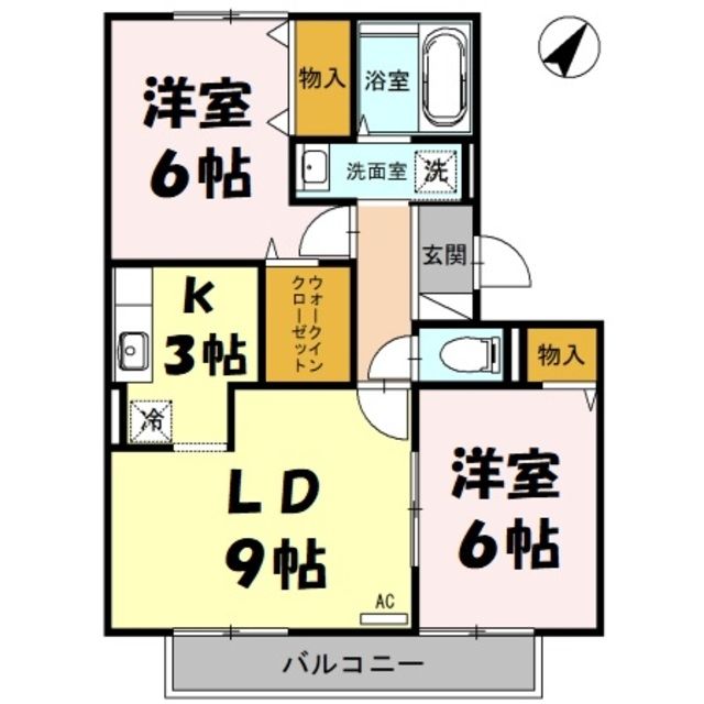 サニーグランパ　Ｂの間取り