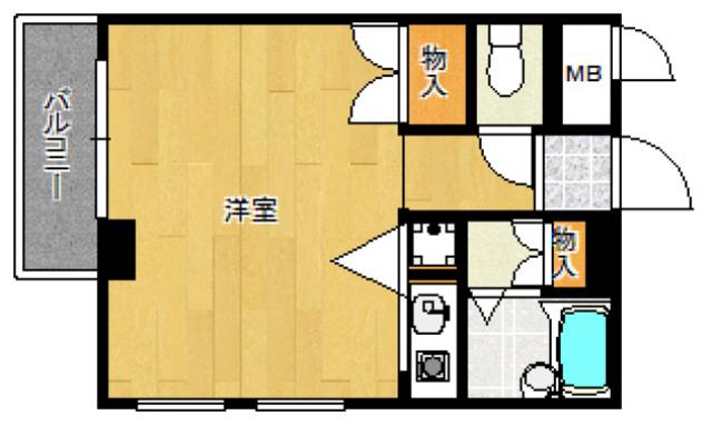 ライベストコート南福岡IIの間取り