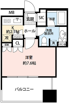 シティタワー池袋の間取り