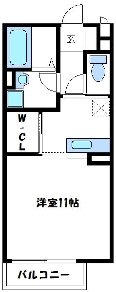 相模原市中央区すすきの町のアパートの間取り