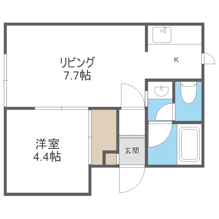 グランディア・ＨＩＲＯの間取り