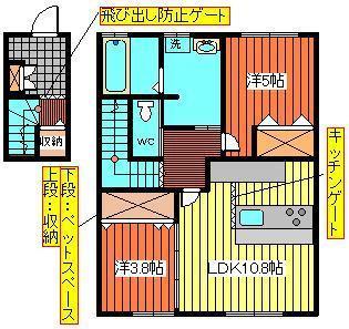 カーネカッツェ・サルースＡの間取り