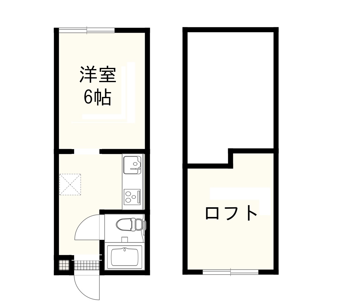 バカンスハイツ27-19の間取り