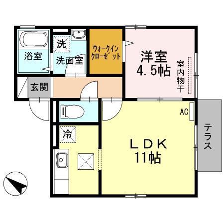 ウィルモア南手城の間取り