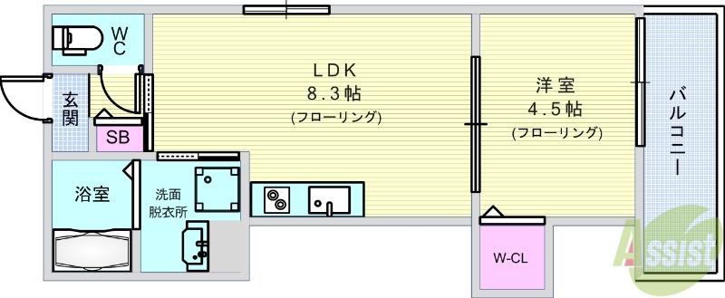 vainqueurの間取り