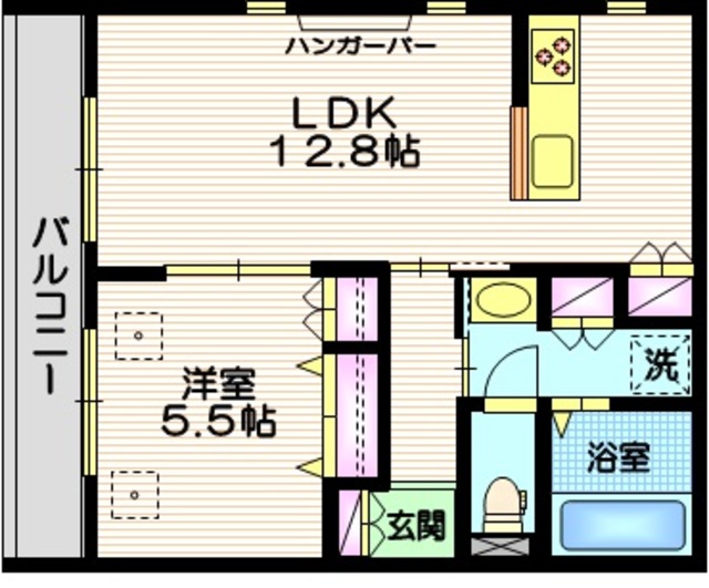 【クレール墨田の間取り】