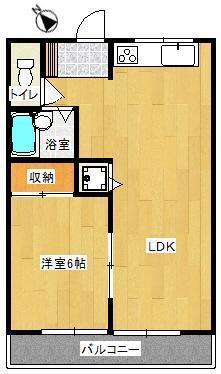 グリーンライフ　Iの間取り