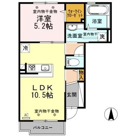 【Warm　Doma（アルム ドーマ）の間取り】