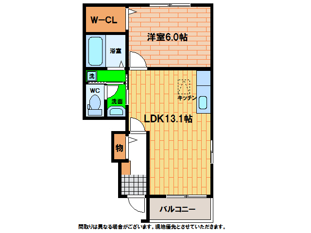 メゾンドＫ２の間取り