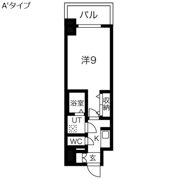 ファステート葵桜通リブレ(S-RESIDENCE葵三丁目)の間取り