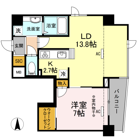 TOKIWA　RESIDENCEの間取り