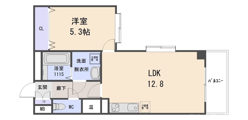 ウィステリア参番館の間取り