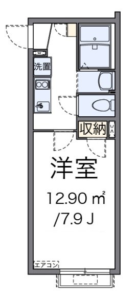 クレイノオトーニョの間取り