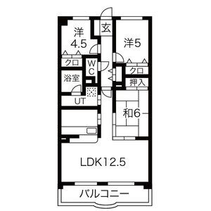 クレストヒルズ東山の間取り