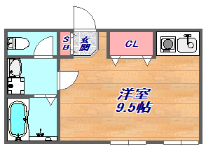 サンビレッジ灘の間取り