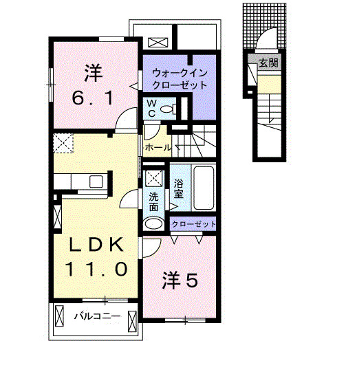 コンフォールＣの間取り