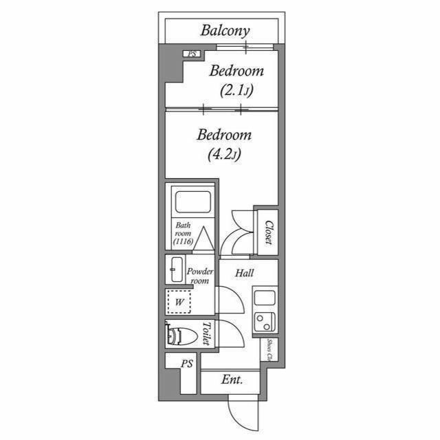 ALTERNA神楽坂IIの間取り