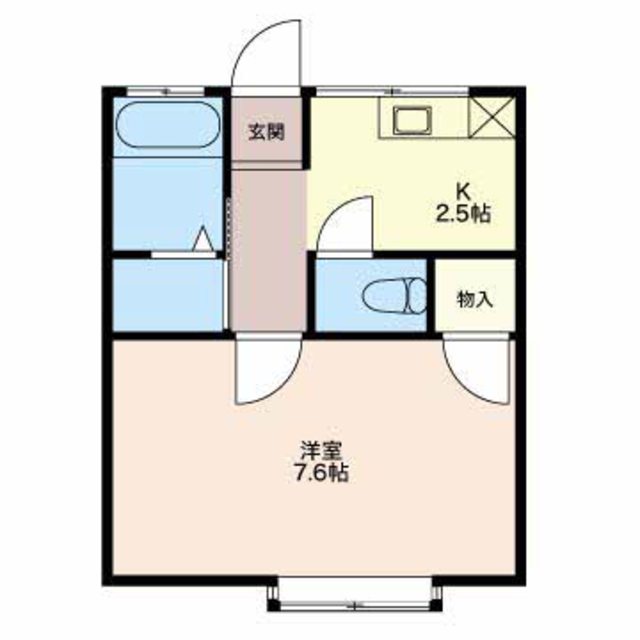 サンリバー今朝白　IIの間取り