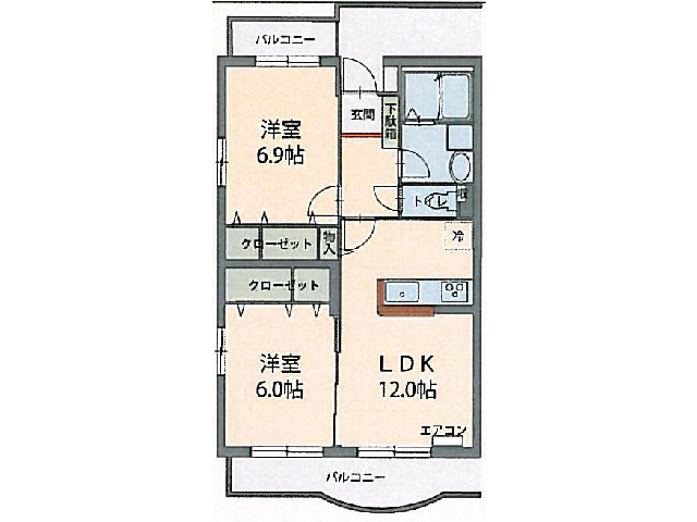 ファレノプシスの間取り