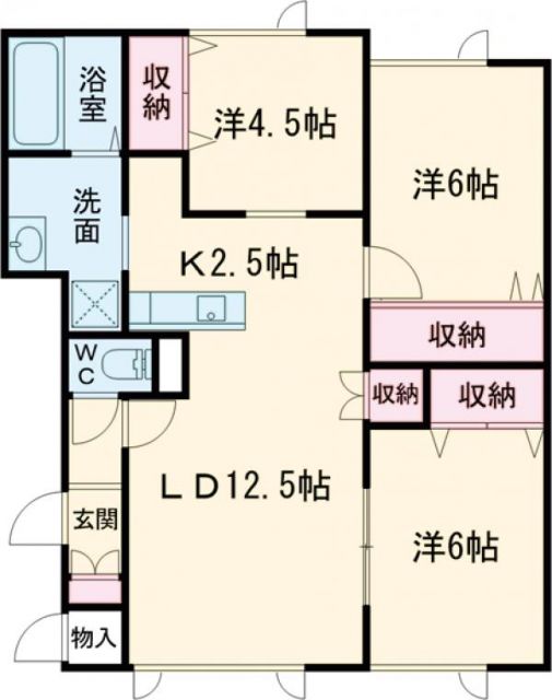 アクアージュの間取り