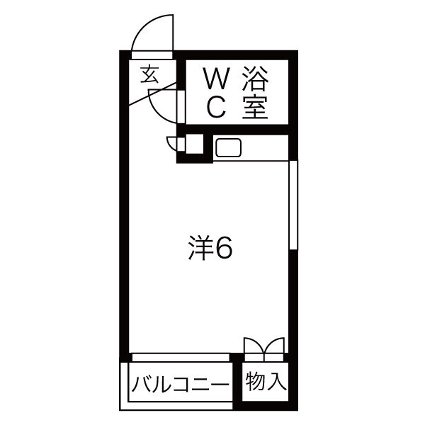 荒神口マンションの間取り