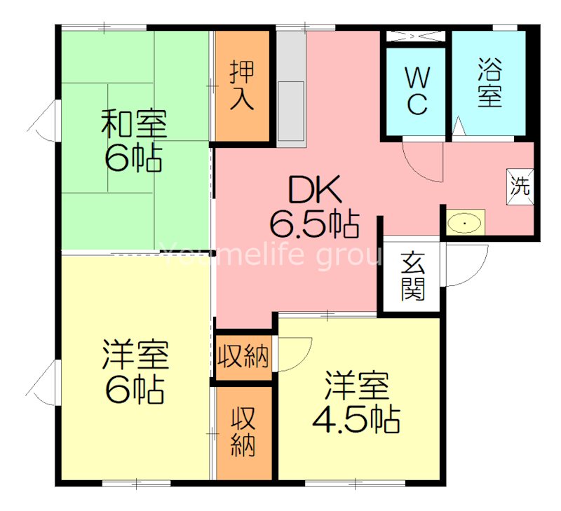 【コーポ中沼IIの間取り】