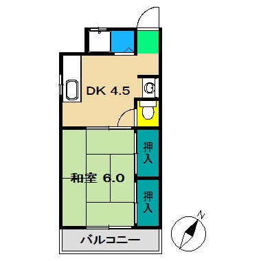 ボンジュール宗円の間取り