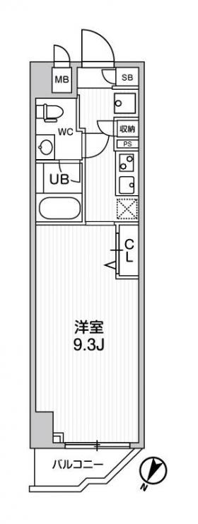 オルタナ横濱阪東橋の間取り