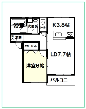 アーバニズム８６Bの間取り